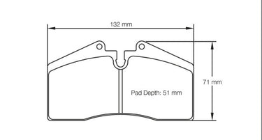 Pagid Racing Brake Pads No. 1204 - Discovery Parts